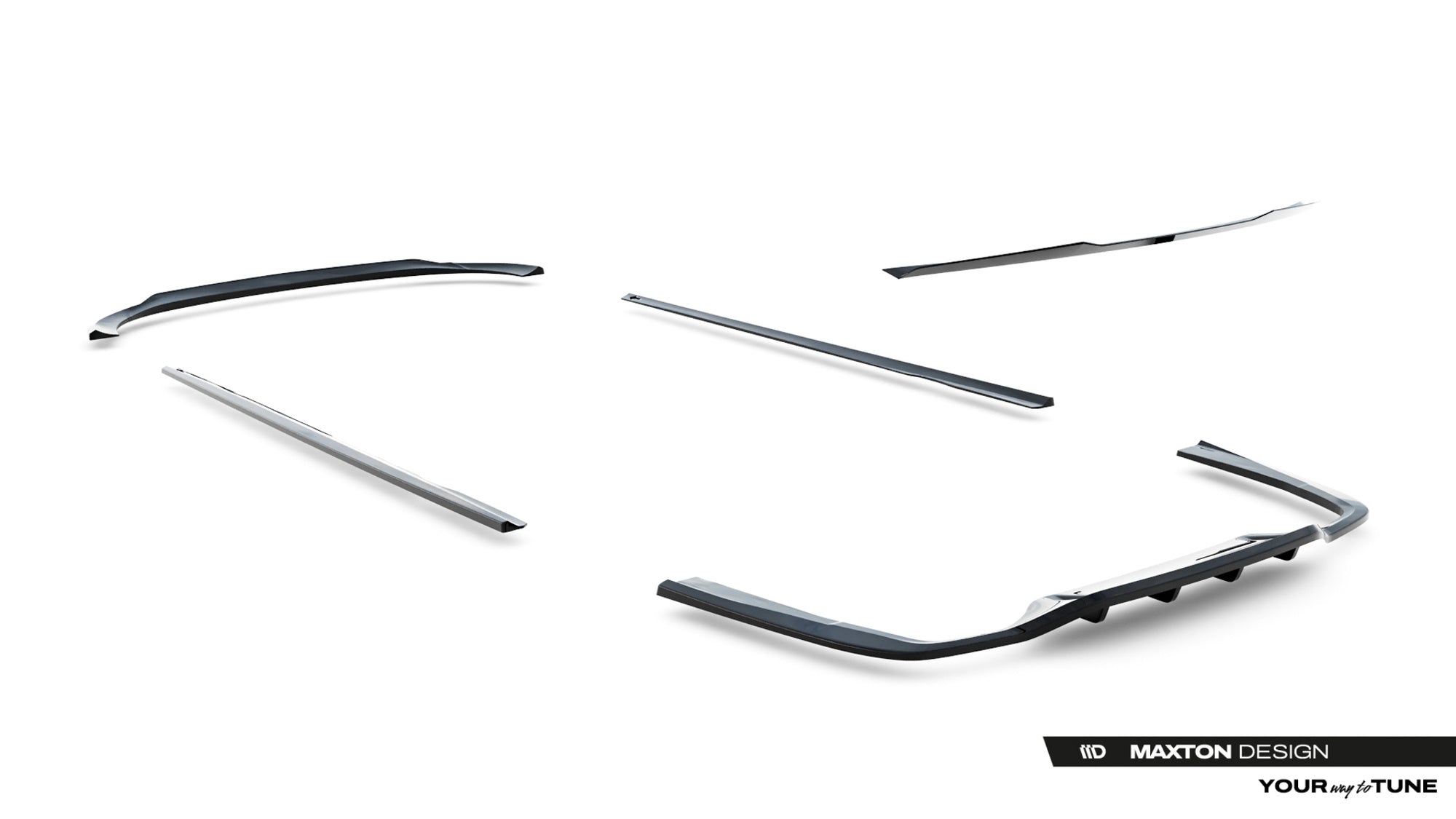 Maxton Design Set Of Splitters para Mercedes-Benz E AMG-Line Sedan W213 Facelift - imagen 15