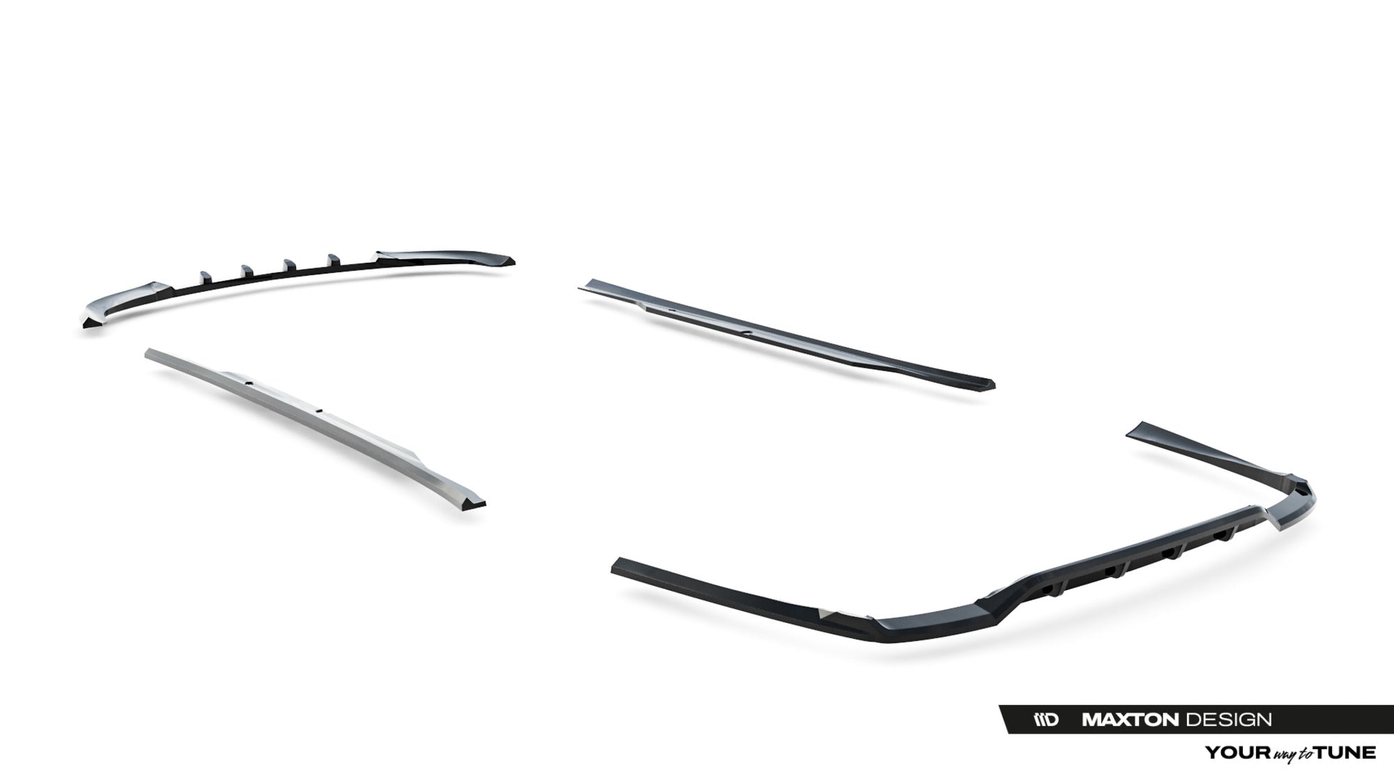 Maxton Design Set Of Splitters para Mercedes-Benz E Sedan W212 Facelift - imagen 10