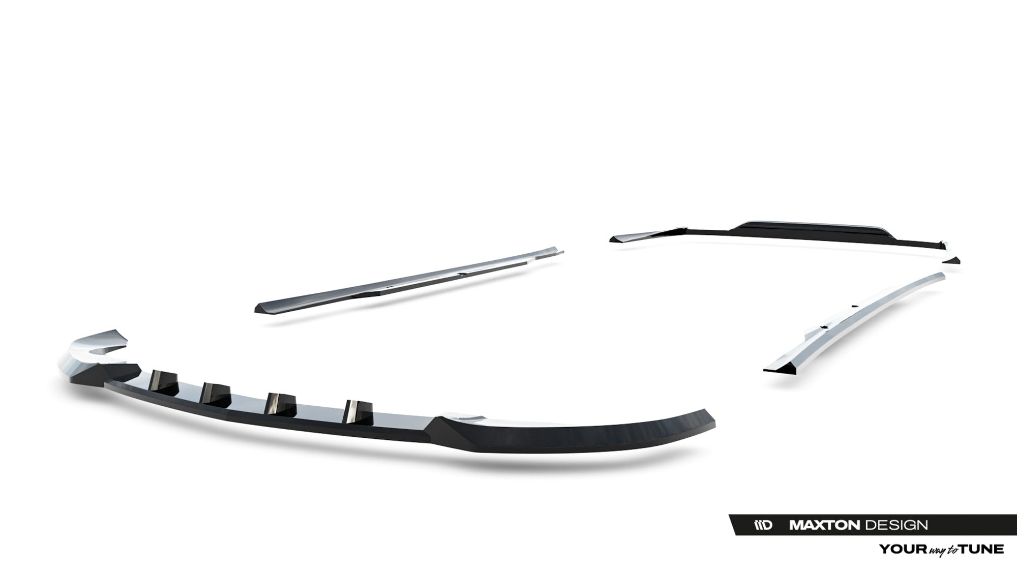 Maxton Design Set Of Splitters para Mercedes-Benz E Sedan W212 Facelift - imagen 12