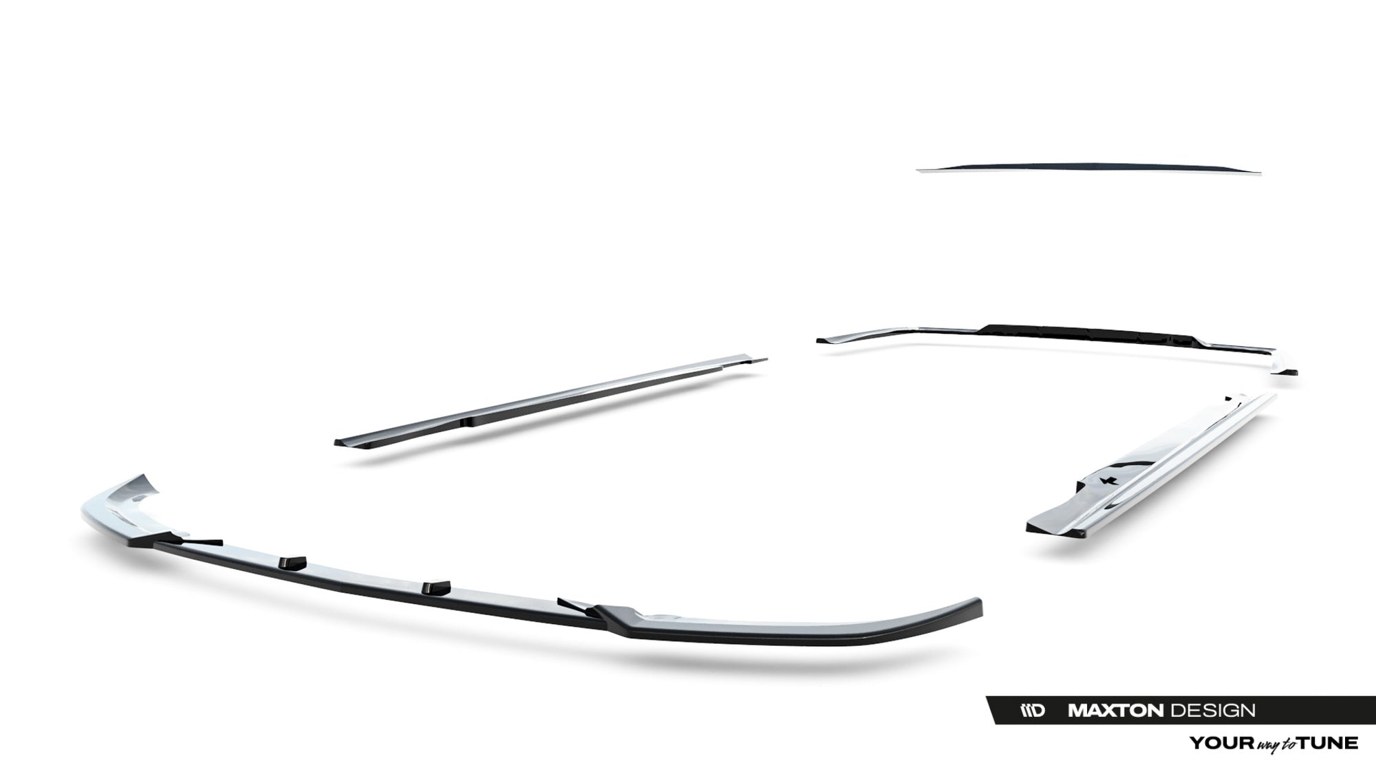 Maxton Design Set Of Splitters para Mercedes-Benz E63 AMG Sedan W212 Facelift - imagen 13