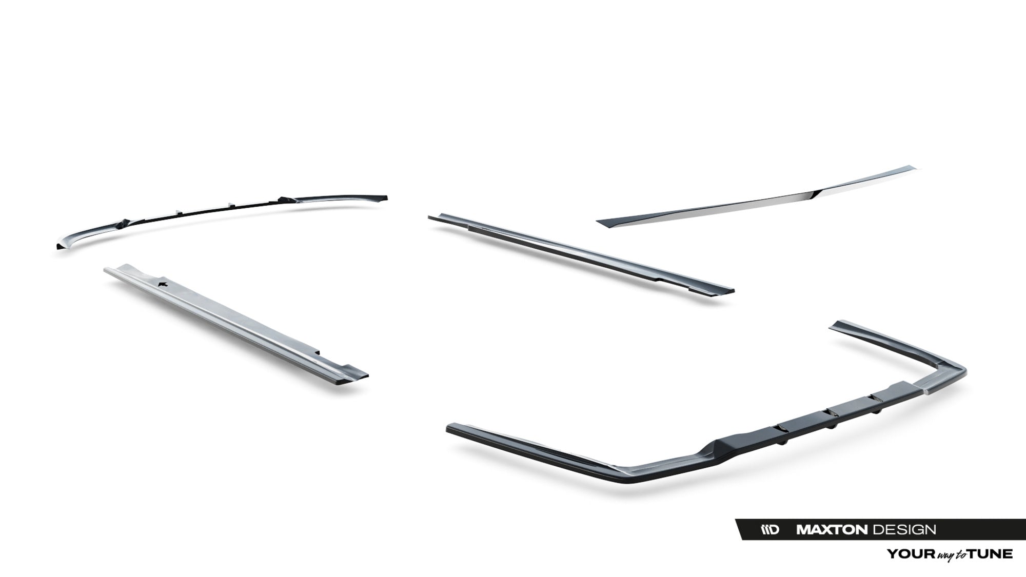 Maxton Design Set Of Splitters para Mercedes-Benz E63 AMG Sedan W212 Facelift - imagen 15