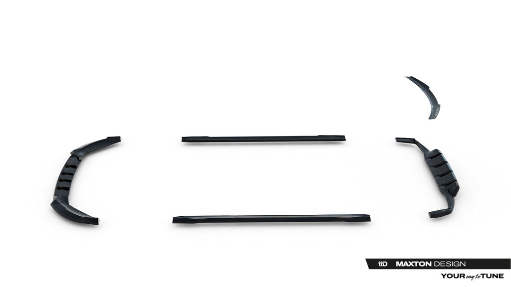 Maxton Design Set Of Splitters para Mercedes-Benz GLA 45 AMG X156 Facelift - imagen 18