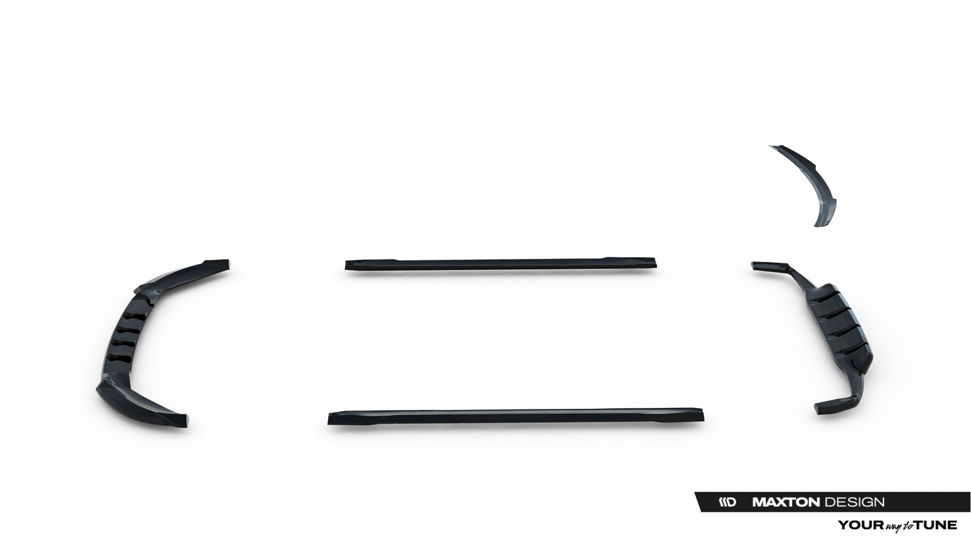 Maxton Design Set Of Splitters para Mercedes-Benz GLA 45 AMG X156 Facelift - imagen 18