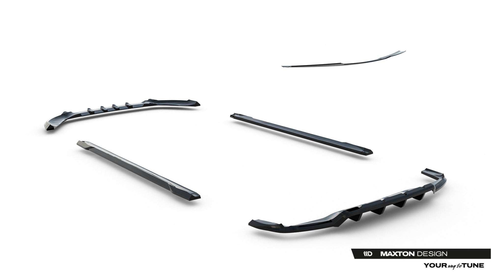Maxton Design Set Of Splitters para Mercedes-Benz GLA 45 AMG X156 Facelift - imagen 19