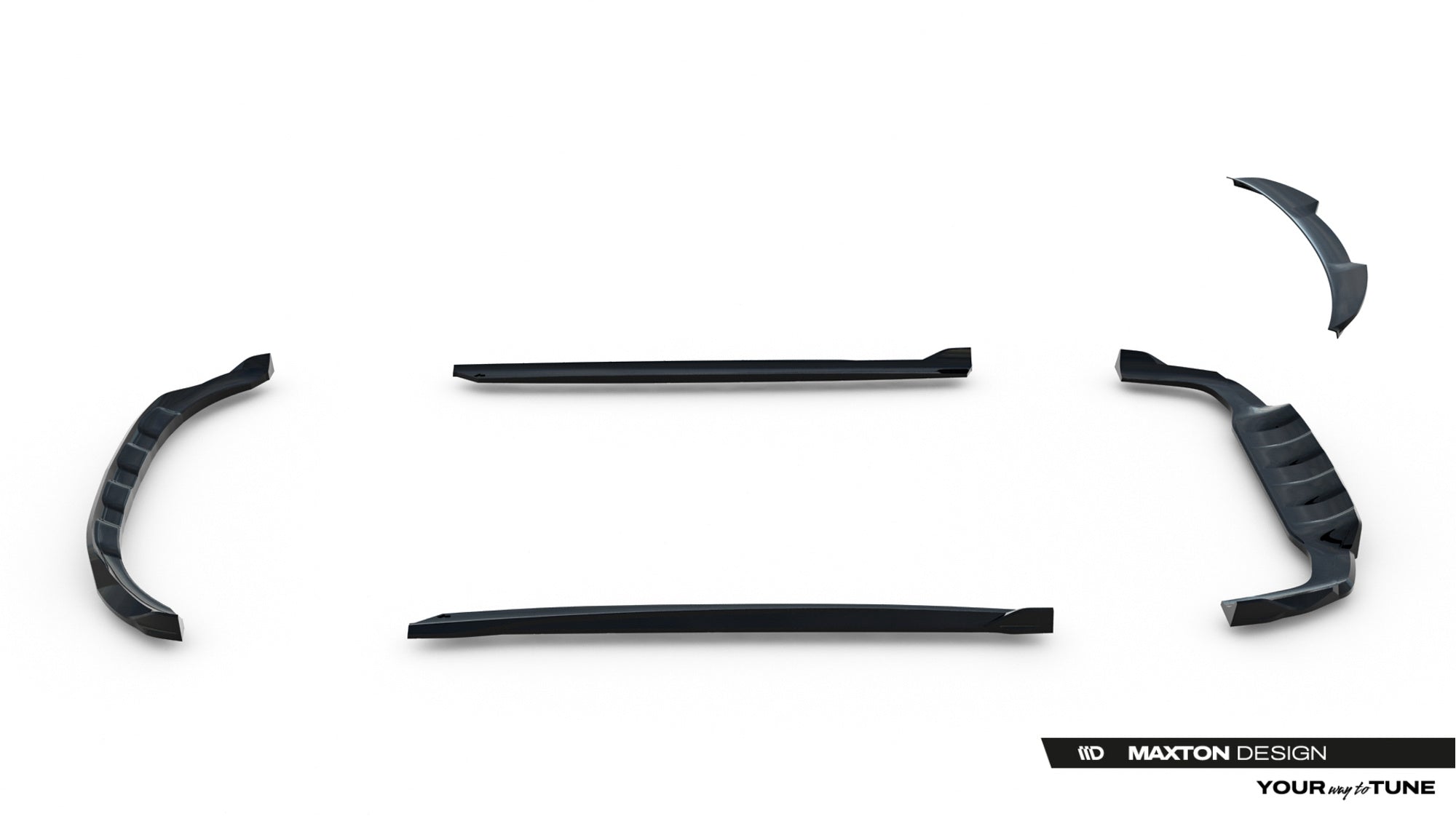 Maxton Design Set Of Splitters para Mercedes-Benz GLC Coupe C254 - imagen 20