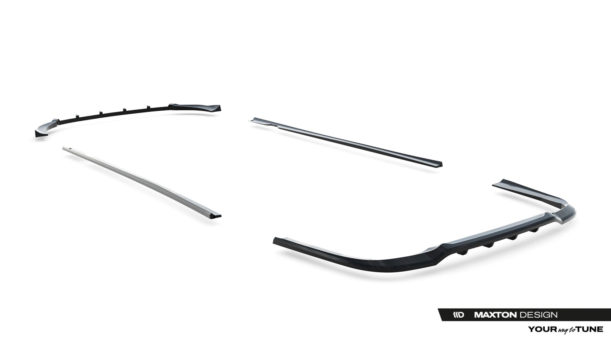 Maxton Design Set Of Splitters para Mercedes-Benz S Long AMG-Line W222 Facelift - imagen 12