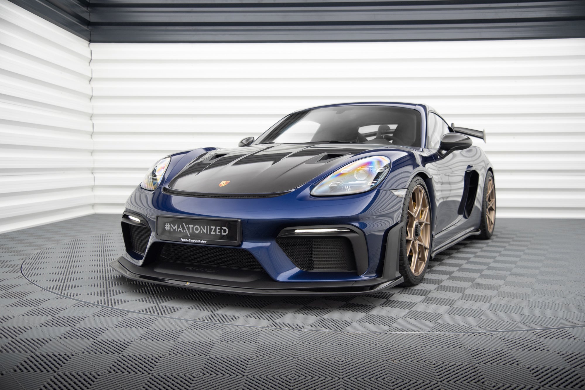 Maxton Design Set Of Splitters para Porsche 718 Cayman GT4 RS 982c - imagen 3