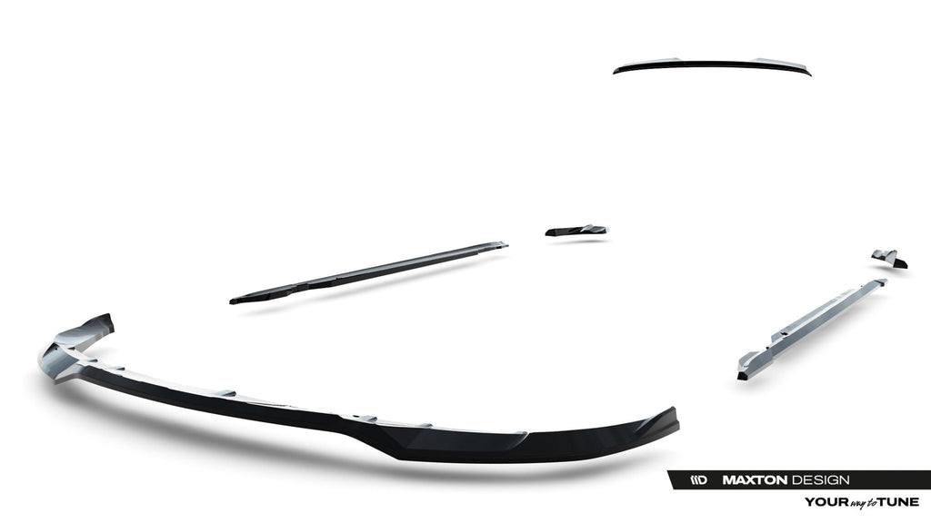 Maxton Design Set Of Splitters para Porsche Taycan Cross Turismo 4S - imagen 13