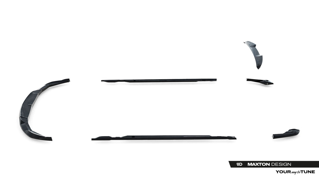 Maxton Design Set Of Splitters para Porsche Taycan Cross Turismo 4S - imagen 14