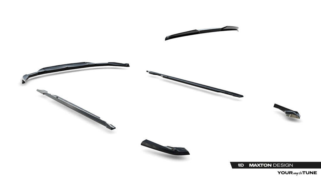 Maxton Design Set Of Splitters para Porsche Taycan Cross Turismo 4S - imagen 15