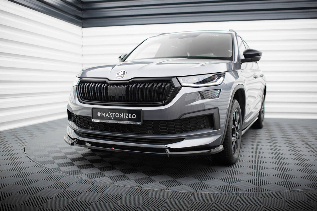 Maxton Design Set Of Splitters para Skoda Kodiaq Sportline Mk1 Facelift - imagen 3