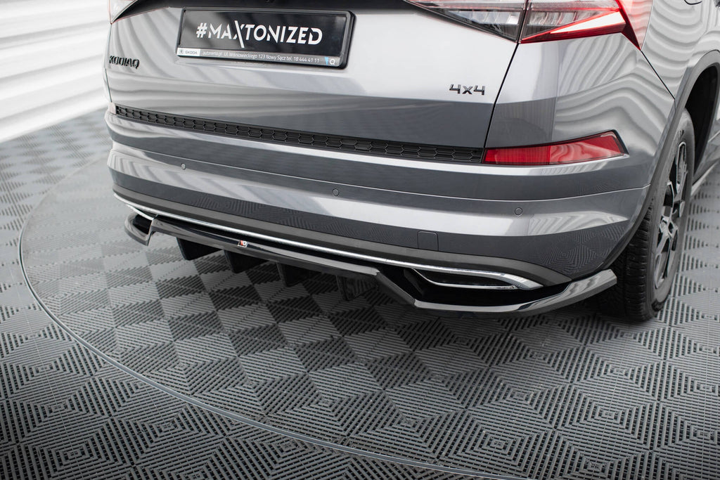 Maxton Design Set Of Splitters para Skoda Kodiaq Sportline Mk1 Facelift - imagen 7