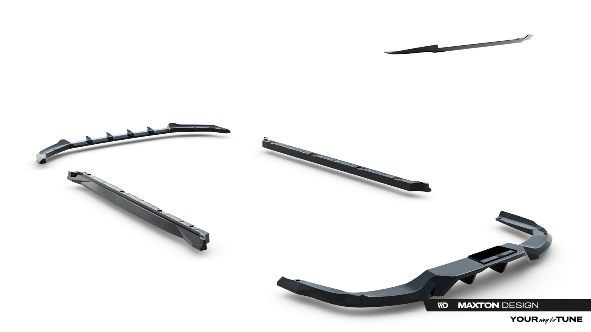 Maxton Design Set Of Splitters para Skoda Kodiaq Sportline Mk2 - imagen 21