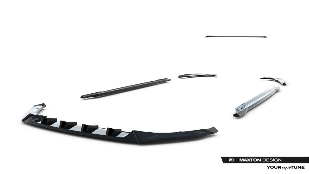 Maxton Design Set Of Splitters para Skoda Octavia Combi Mk4 Facelift - imagen 18