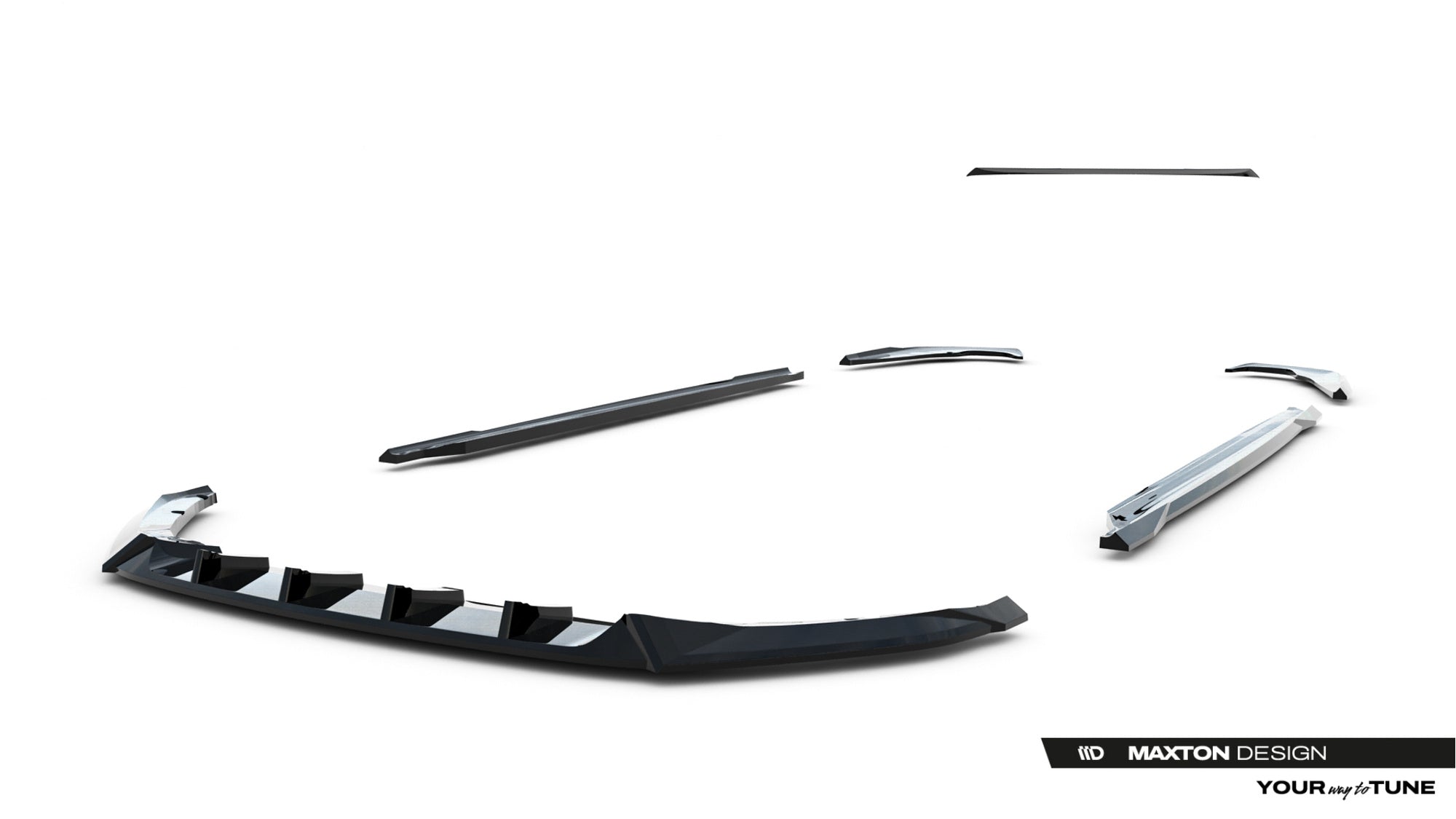 Maxton Design Set Of Splitters para Skoda Octavia Combi Mk4 Facelift - imagen 18