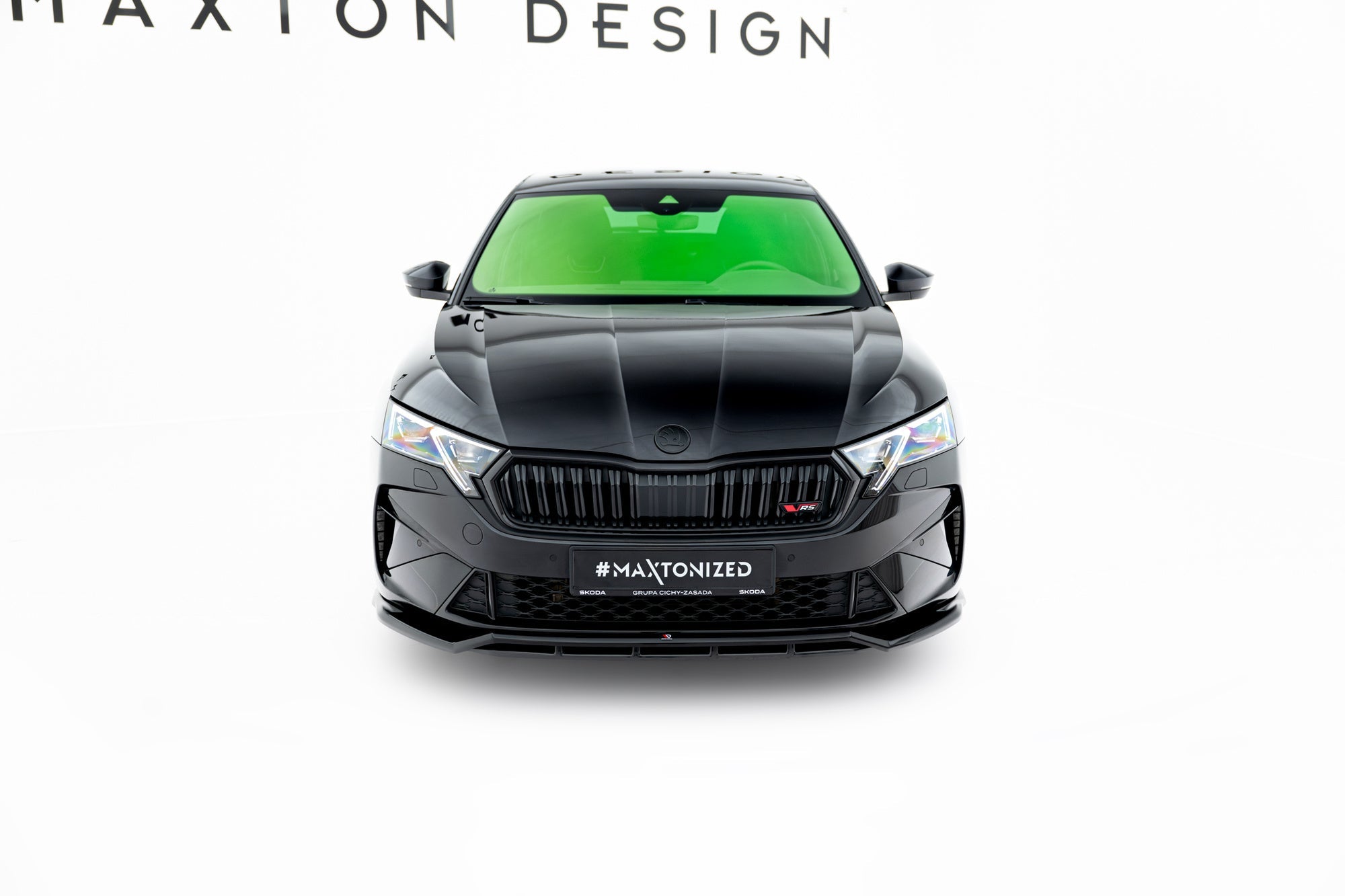 Maxton Design Set Of Splitters para Skoda Octavia RS Liftback Mk4 Facelift - imagen 2