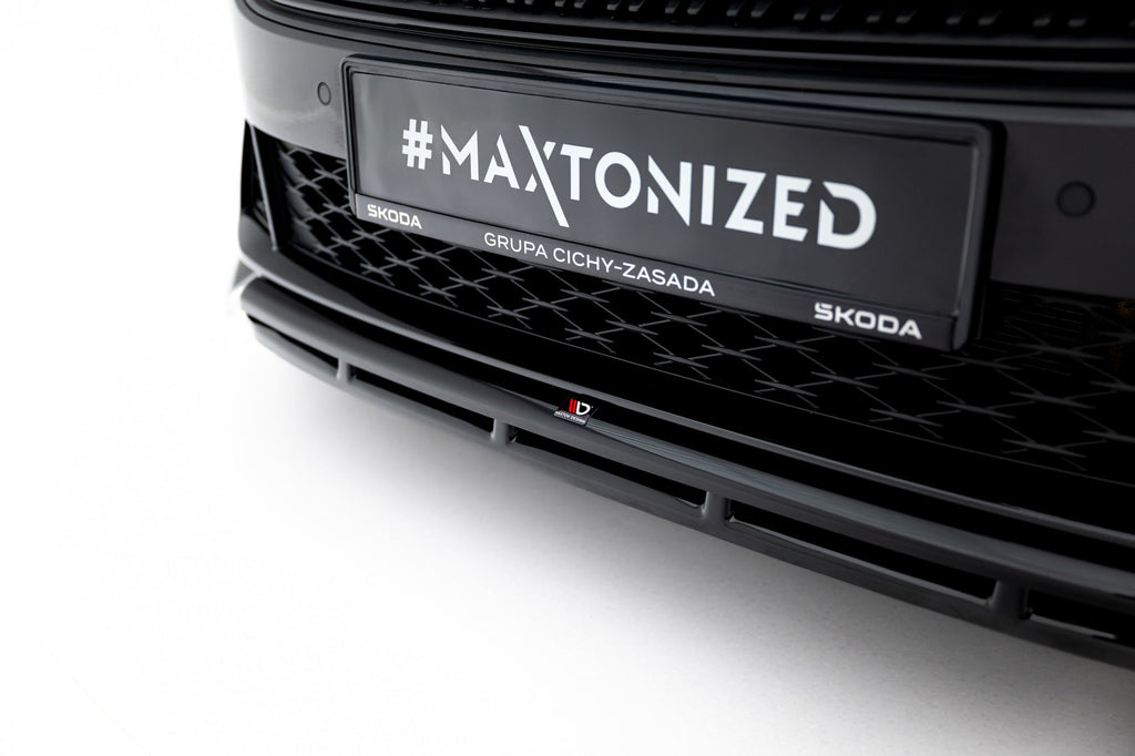 Maxton Design Set Of Splitters para Skoda Octavia RS Liftback Mk4 Facelift - imagen 4