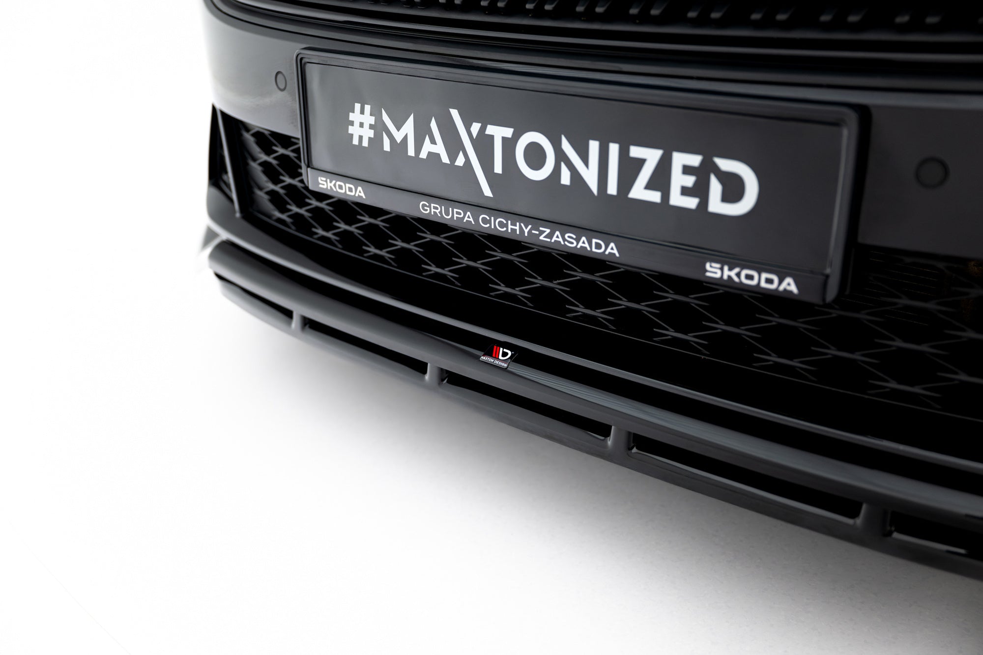 Maxton Design Set Of Splitters para Skoda Octavia RS Liftback Mk4 Facelift - imagen 4