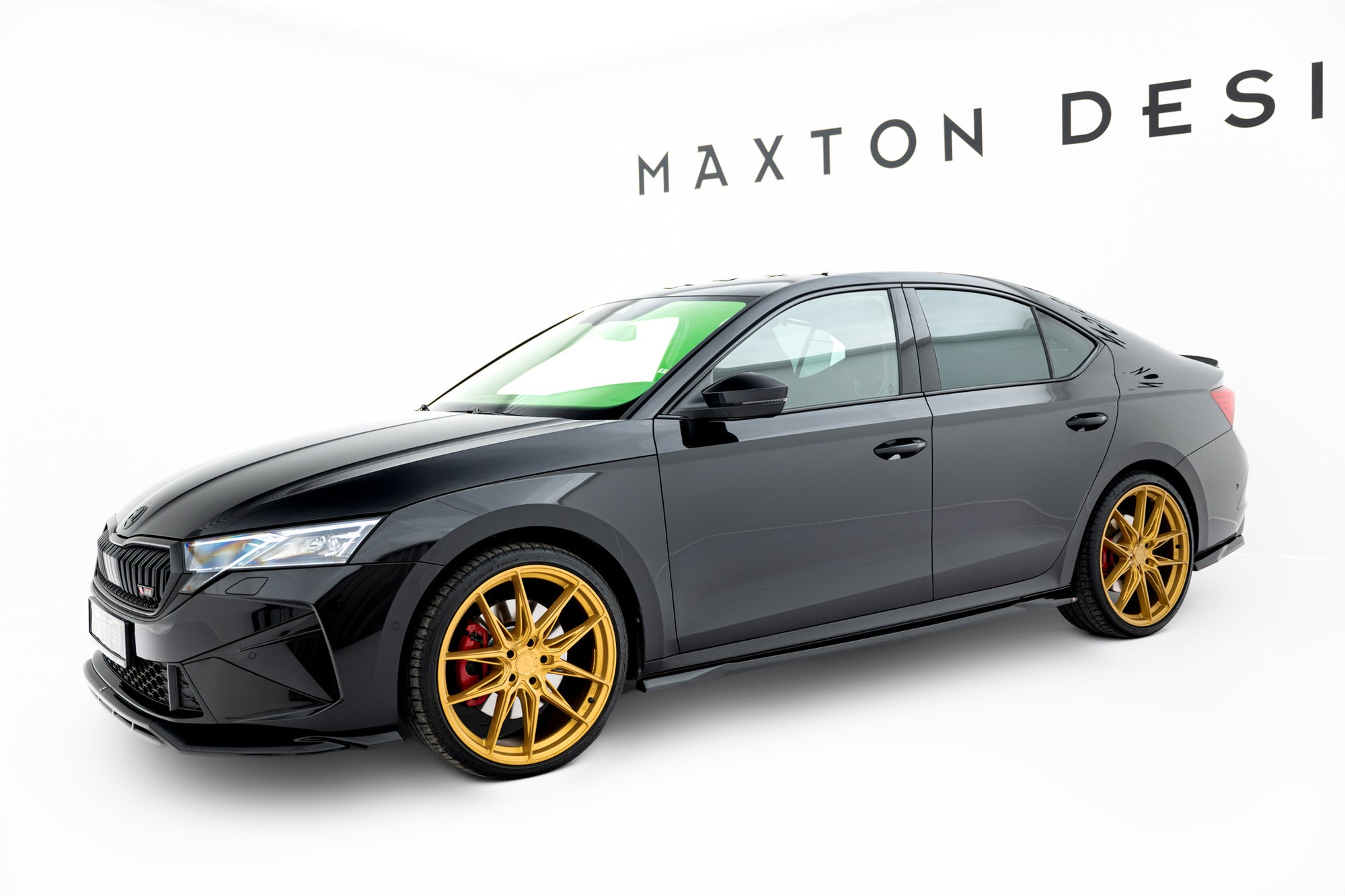 Maxton Design Set Of Splitters para Skoda Octavia RS Liftback Mk4 Facelift - imagen 1