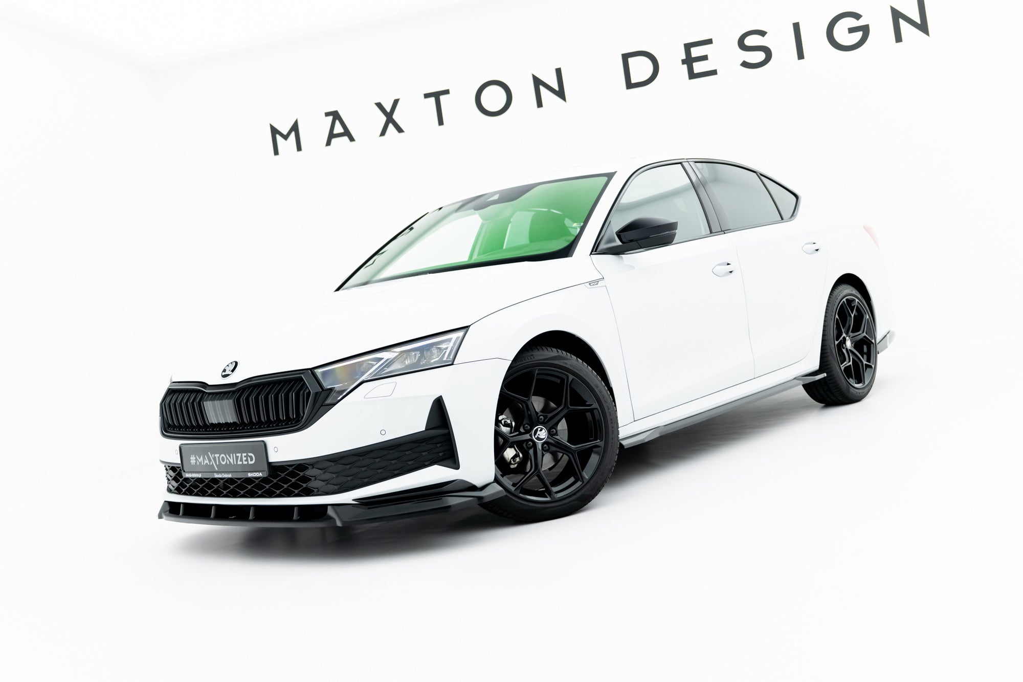 Maxton Design Set Of Splitters para Skoda Octavia Sportline Liftback / Combi Mk4 Facelift - imagen 1