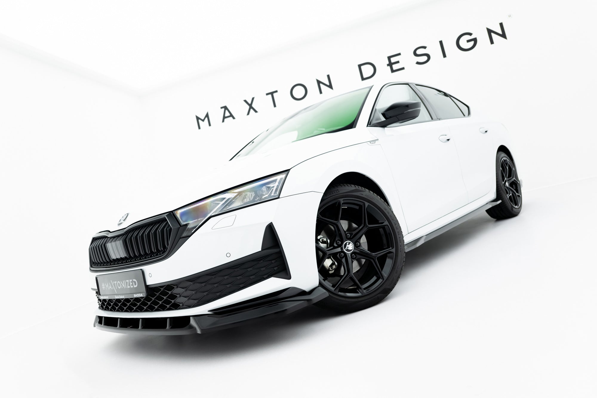 Maxton Design Set Of Splitters para Skoda Octavia Sportline Liftback / Combi Mk4 Facelift - imagen 7