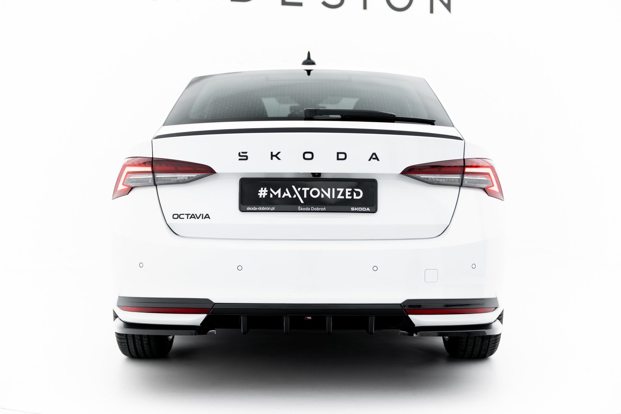 Maxton Design Set Of Splitters para Skoda Octavia Sportline Liftback / Combi Mk4 Facelift - imagen 13