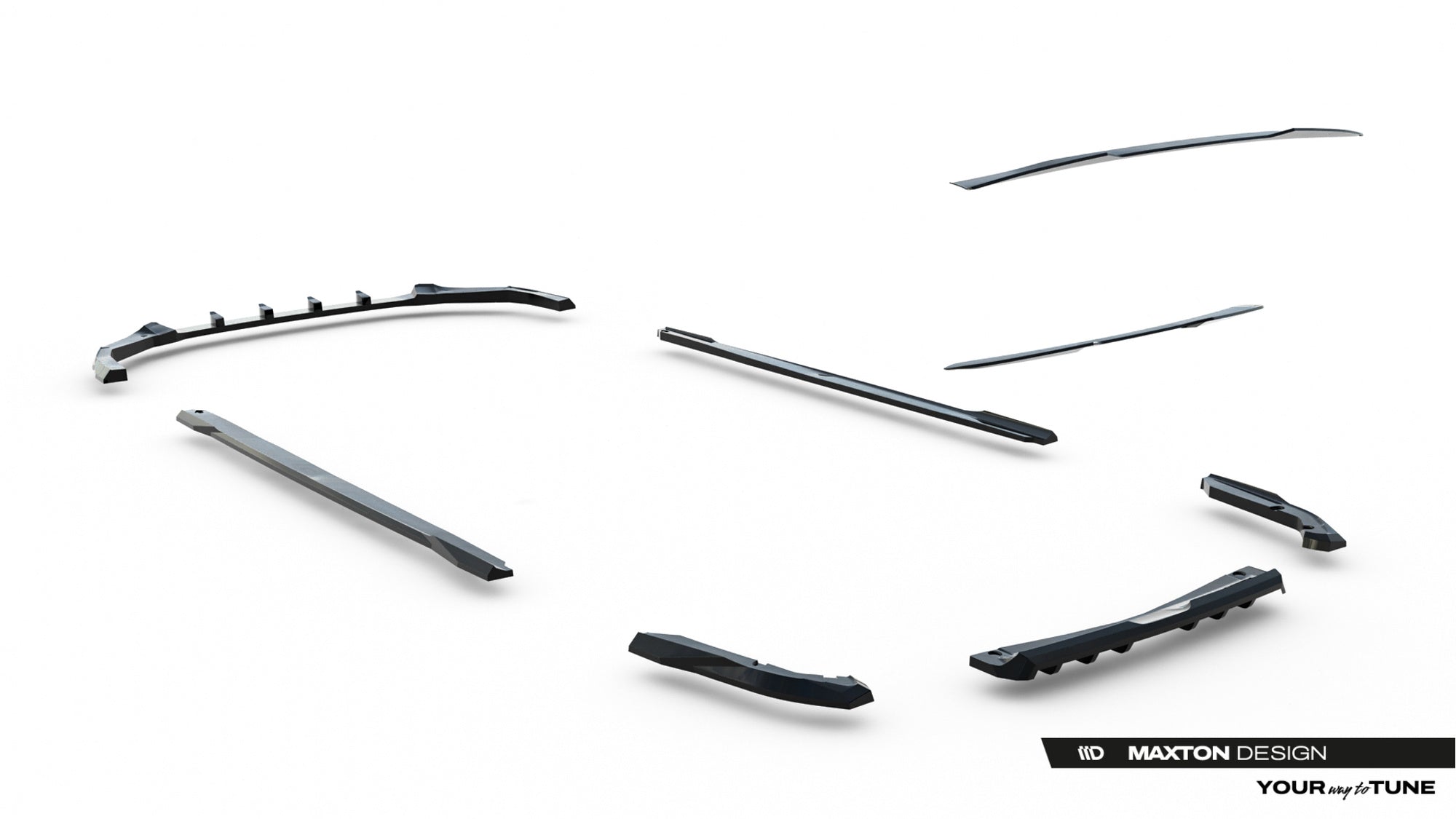 Maxton Design Set Of Splitters para Subaru WRX STI Mk2 - imagen 22