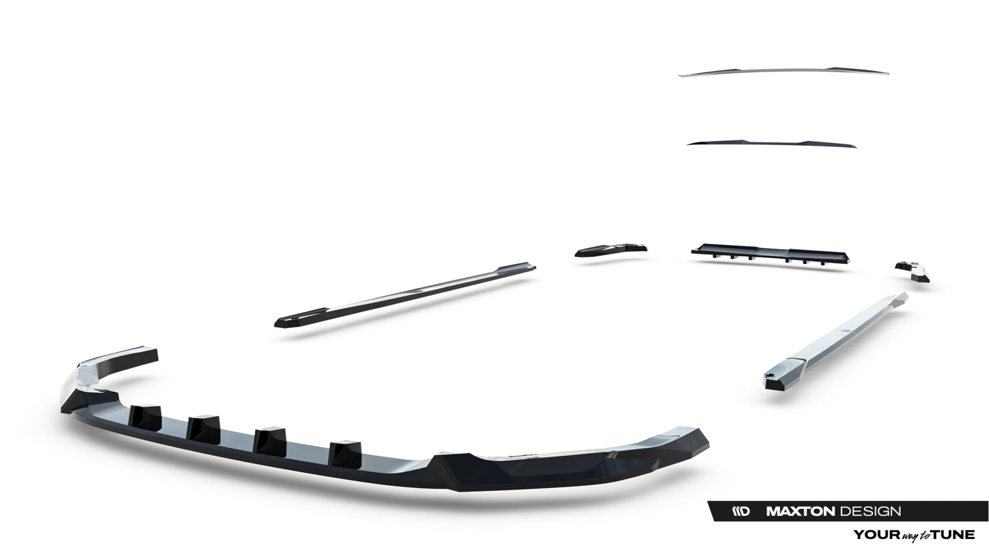 Maxton Design Set Of Splitters para Subaru WRX STI Mk2 - imagen 24
