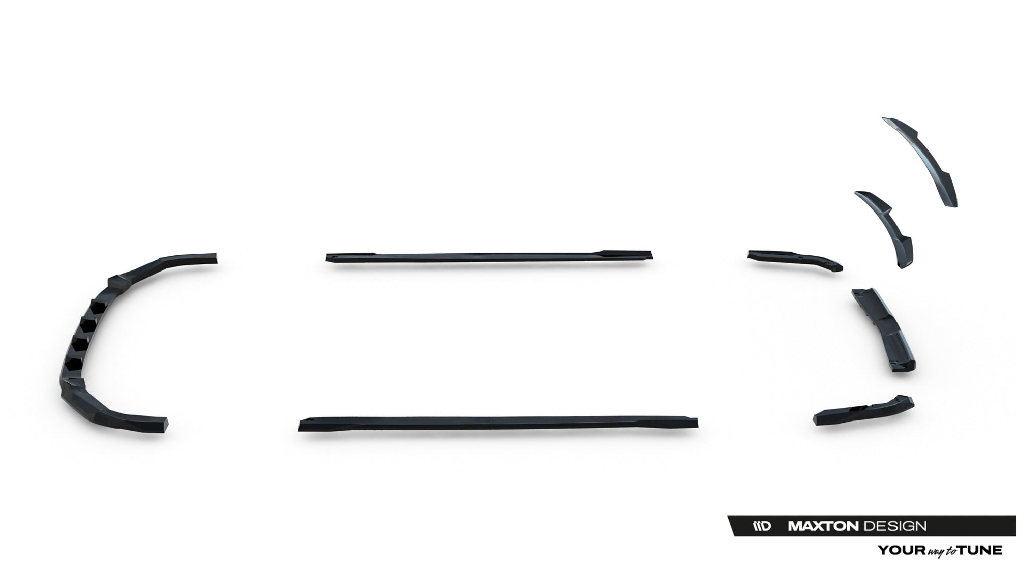Maxton Design Set Of Splitters para Subaru WRX STI Mk2 - imagen 23