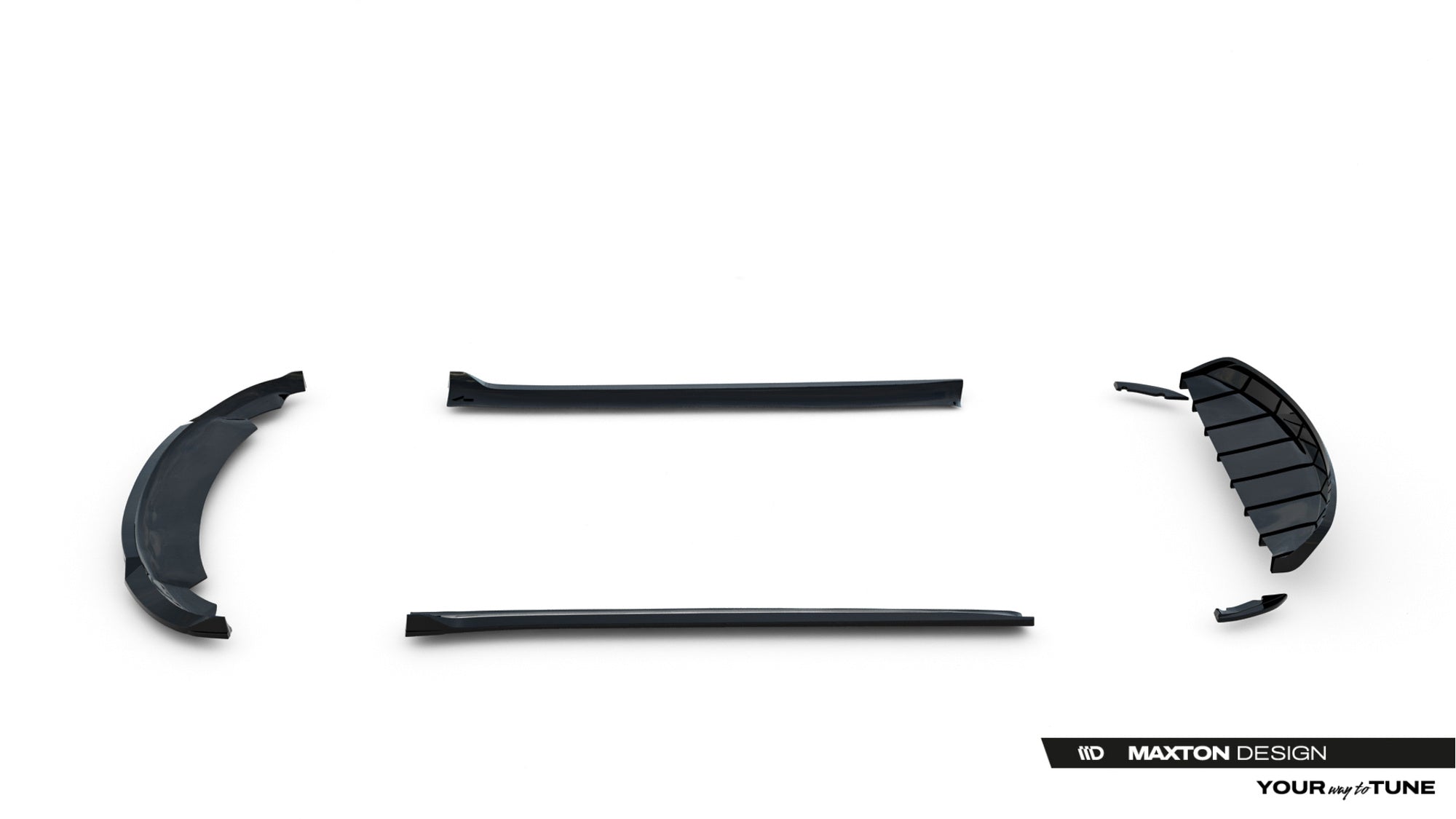 Maxton Design Set Of Splitters para Tesla Model 3 - imagen 16