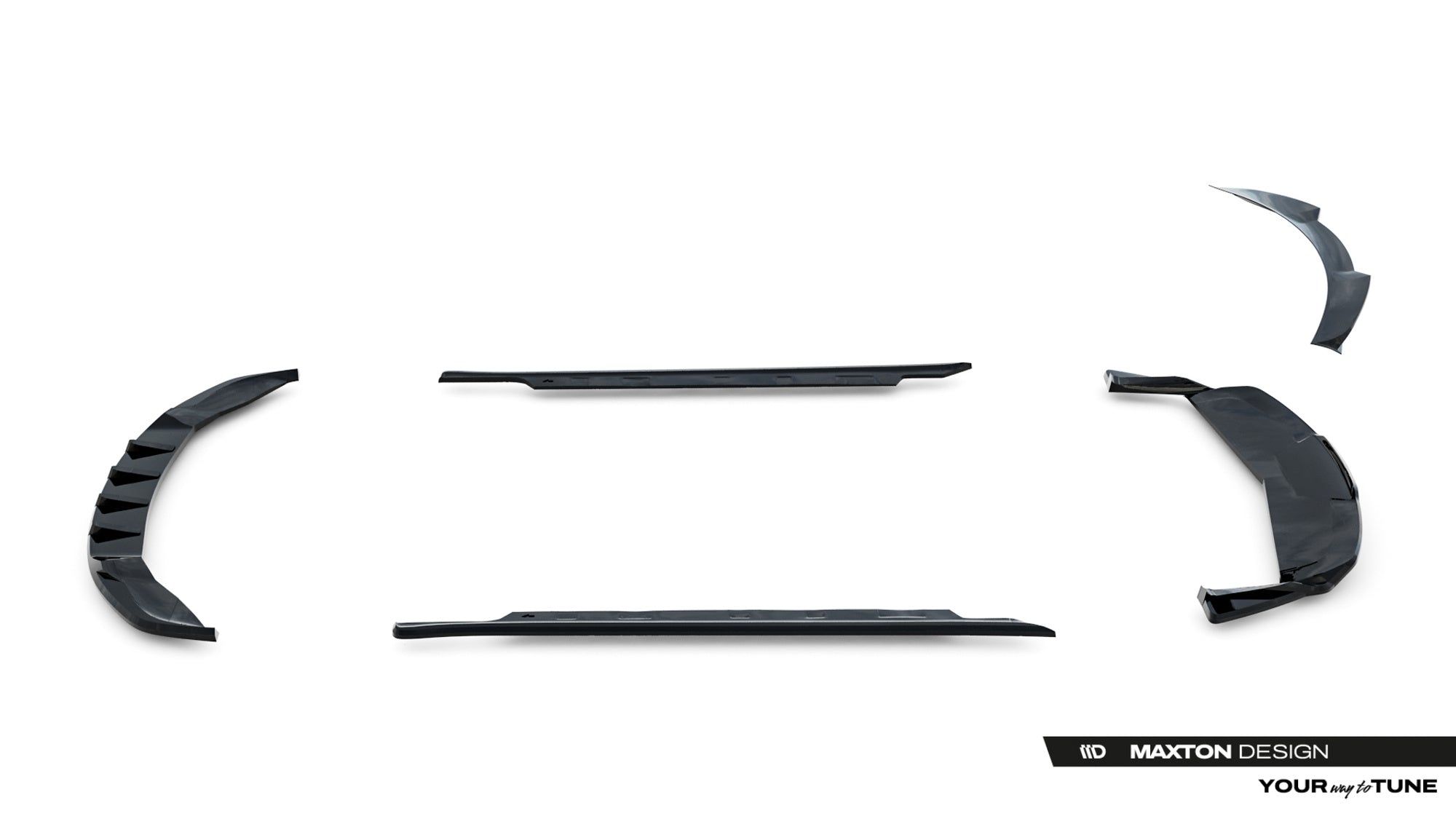 Maxton Design Set Of Splitters para Tesla Model S Plaid Mk1 Facelift - imagen 18