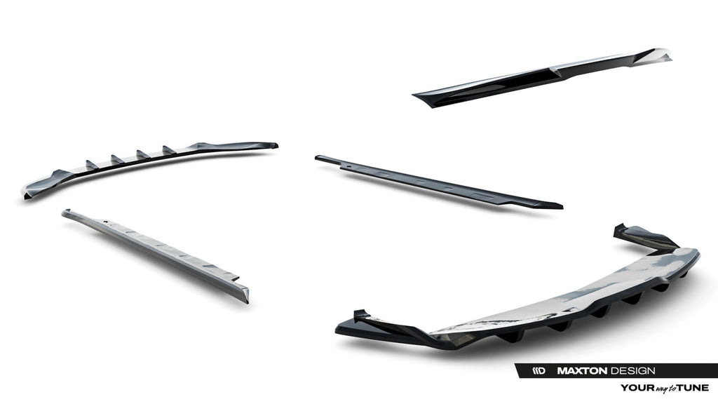 Maxton Design Set Of Splitters para Tesla Model S Plaid Mk1 Facelift - imagen 19