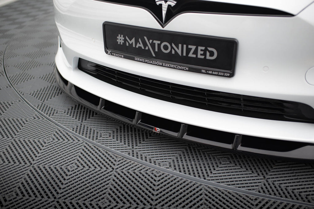 Maxton Design Set Of Splitters para Tesla Model S Plaid Mk1 Facelift - imagen 4