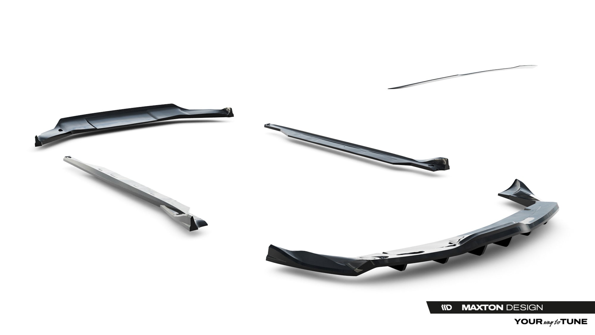 Maxton Design Set Of Splitters para Tesla Model X Mk1 Facelift - imagen 19