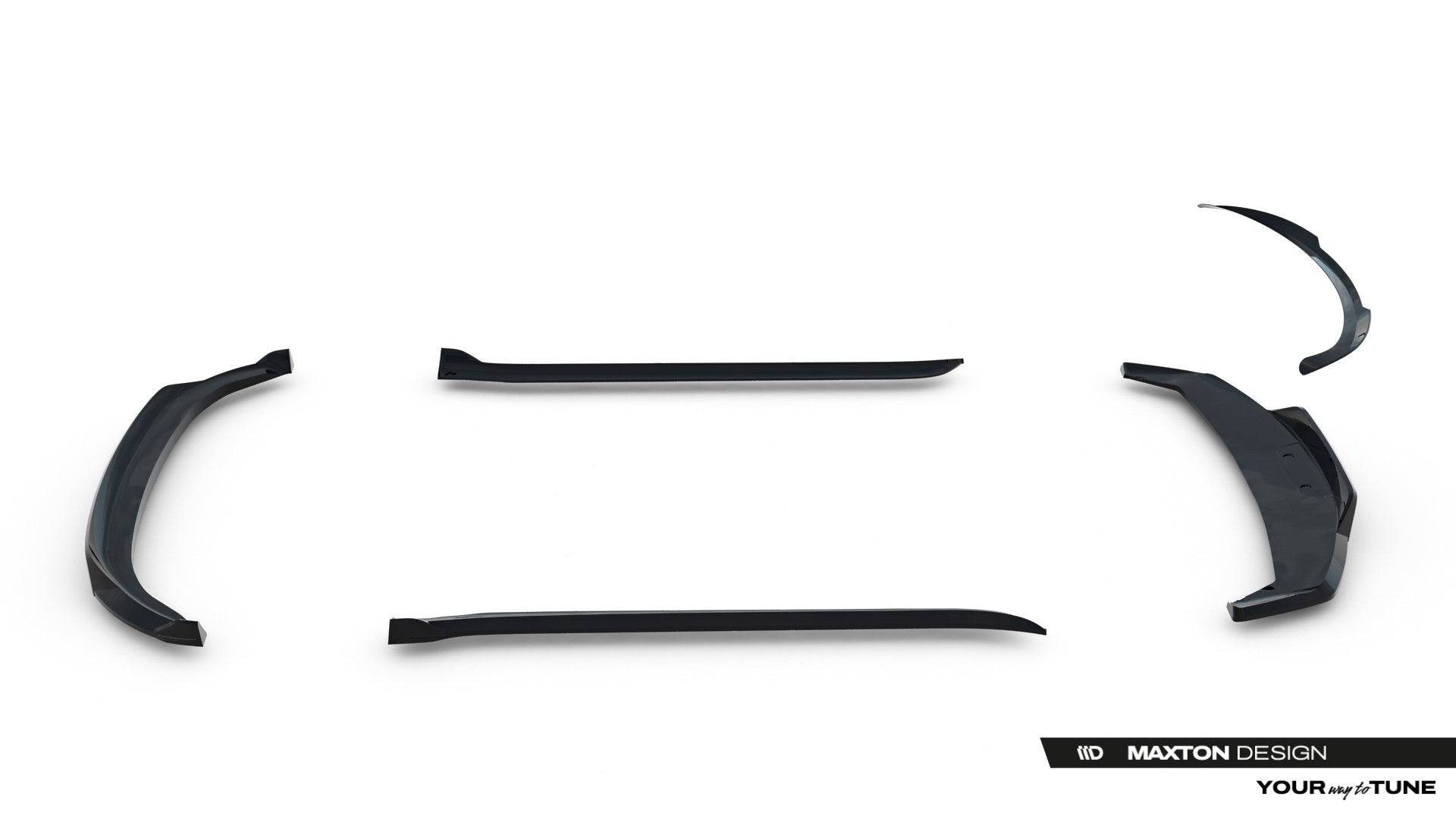 Maxton Design Set Of Splitters para Tesla Model Y Premium Mk1 Facelift - imagen 20