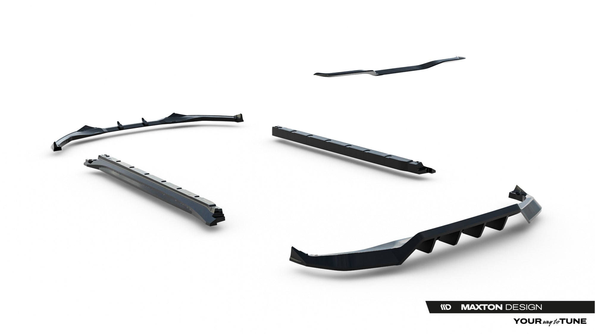 Maxton Design Set Of Splitters para Toyota C-HR Mk2 - imagen 22