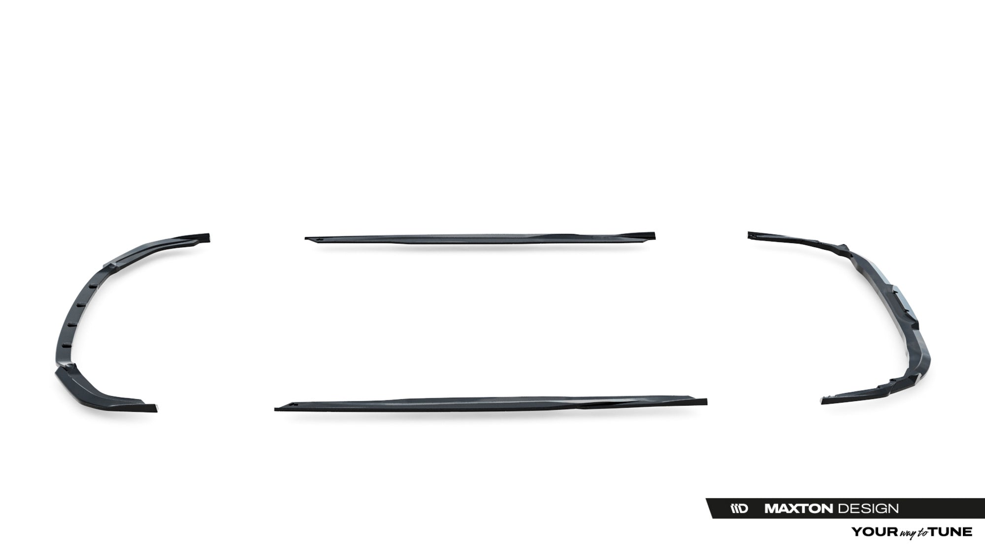 Maxton Design Set Of Splitters para Toyota Corolla GR Sport Touring Sports Mk12 - imagen 12