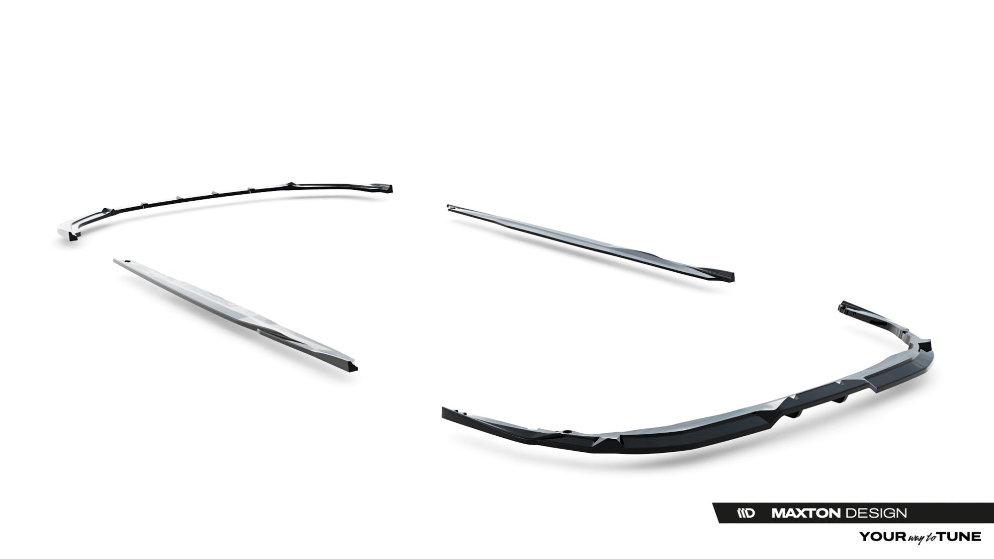 Maxton Design Set Of Splitters para Toyota Corolla GR Sport Touring Sports Mk12 - imagen 13