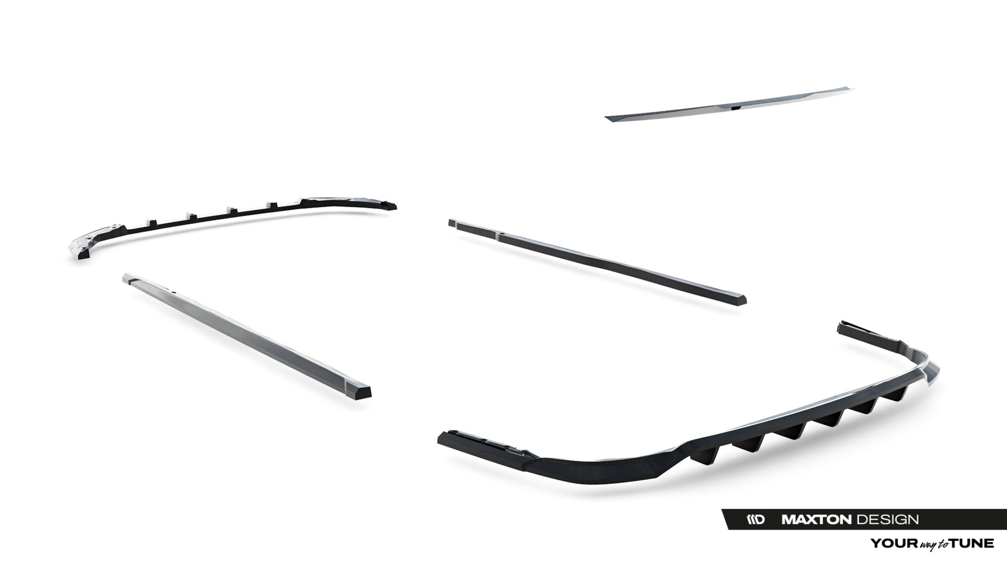 Maxton Design Set Of Splitters para Toyota Sienna Mk4 - imagen 14