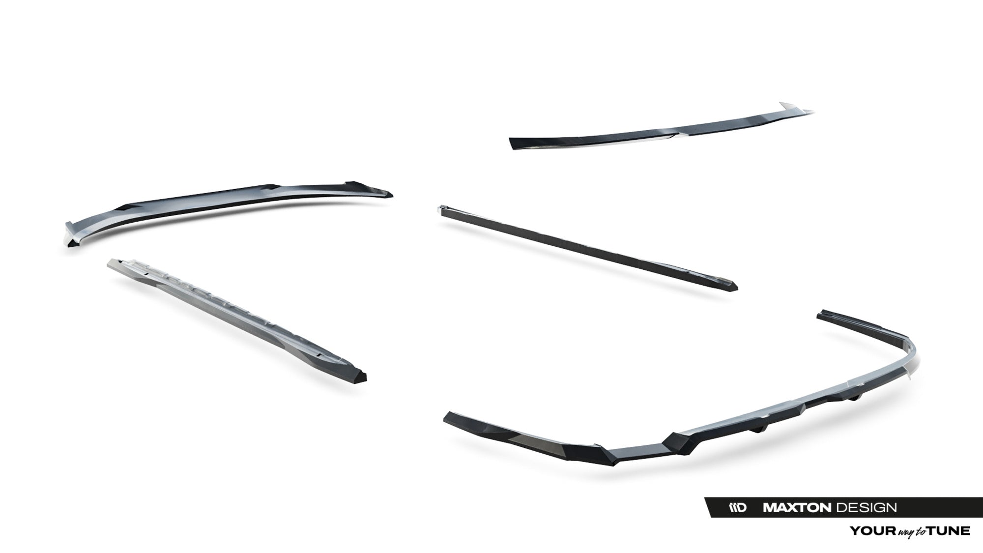 Maxton Design Set Of Splitters V.1 para Audi A6 S-Line Avant C9 - imagen 25