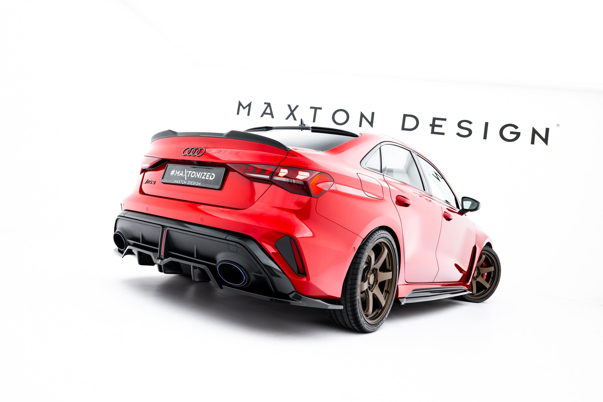 Maxton Design Set Of Splitters V.1 para Audi RS3 Sedan 8Y Facelift - imagen 11
