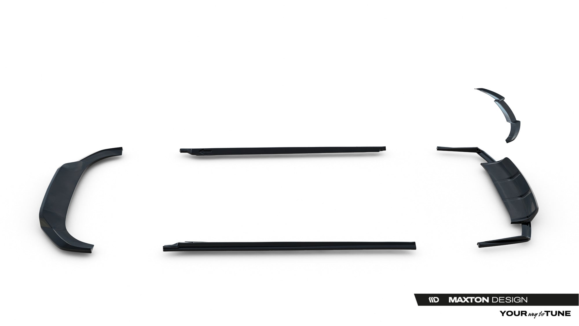 Maxton Design Set Of Splitters V.1 para Audi SQ7 Mk2 - imagen 13