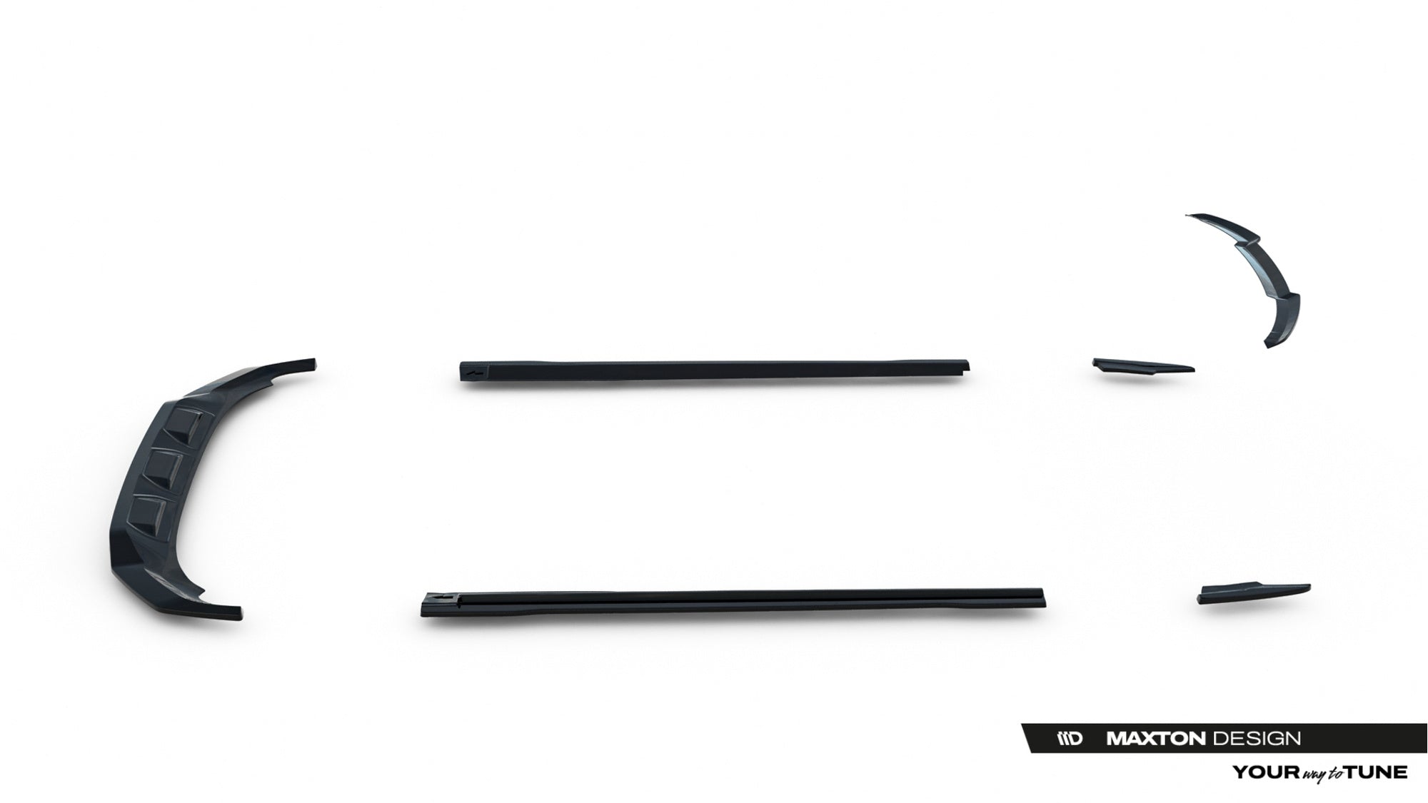 Maxton Design Set Of Splitters V.1 para Audi SQ7 Mk2 (4M) Facelift - imagen 11
