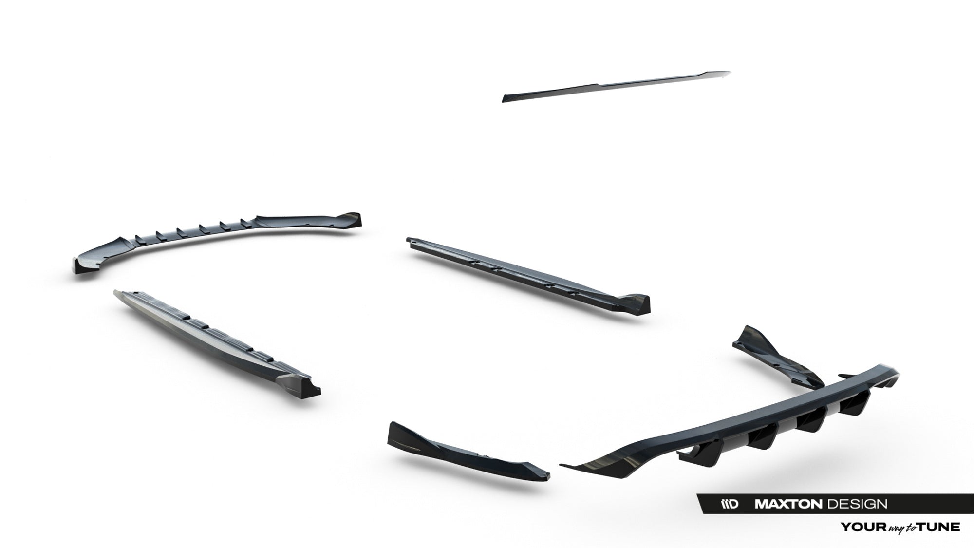 Maxton Design Set Of Splitters V.1 para Cupra Leon ST Mk1 Facelift - imagen 24