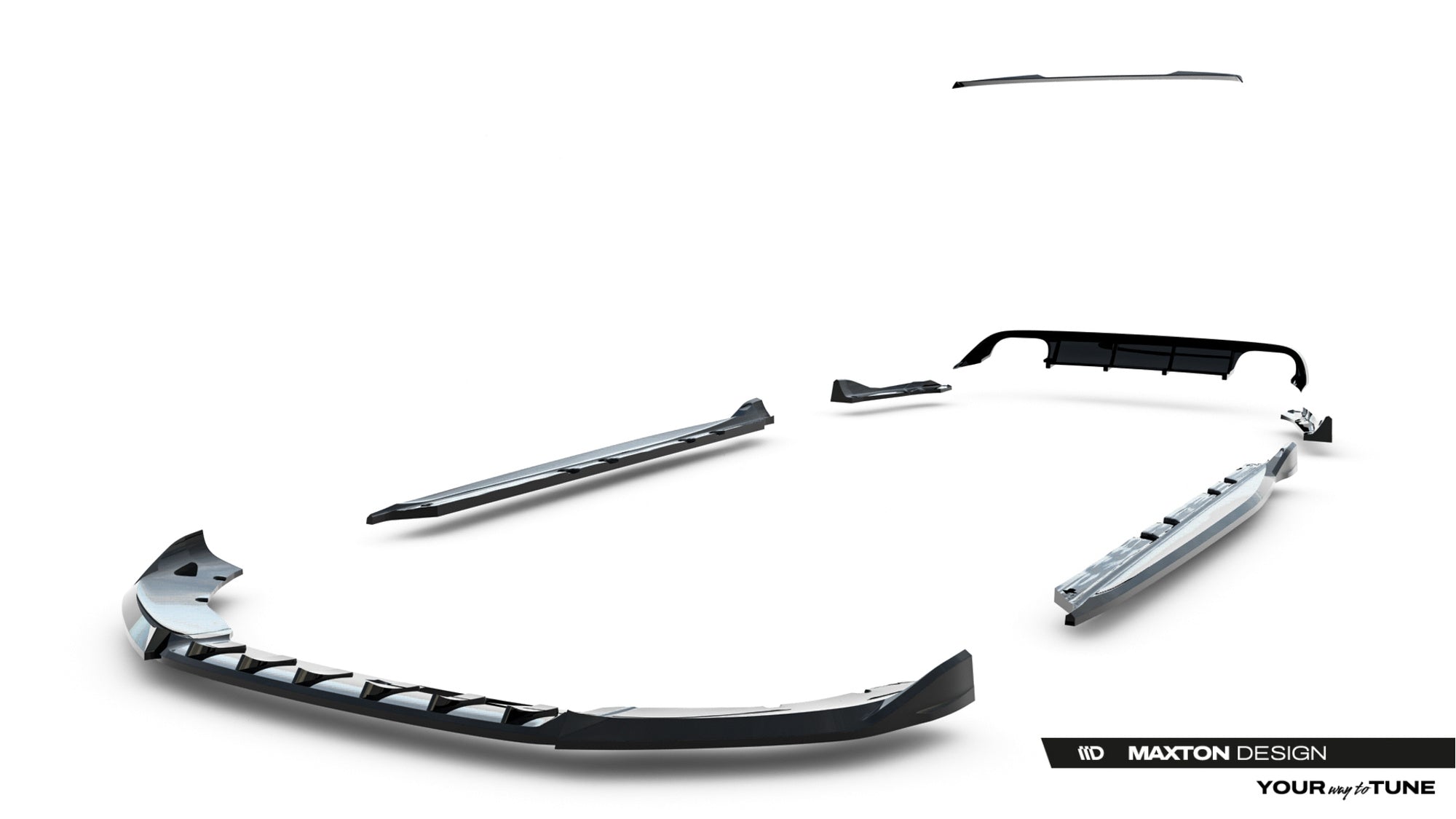 Maxton Design Set Of Splitters V.1 para Cupra Leon ST Mk1 Facelift - imagen 26