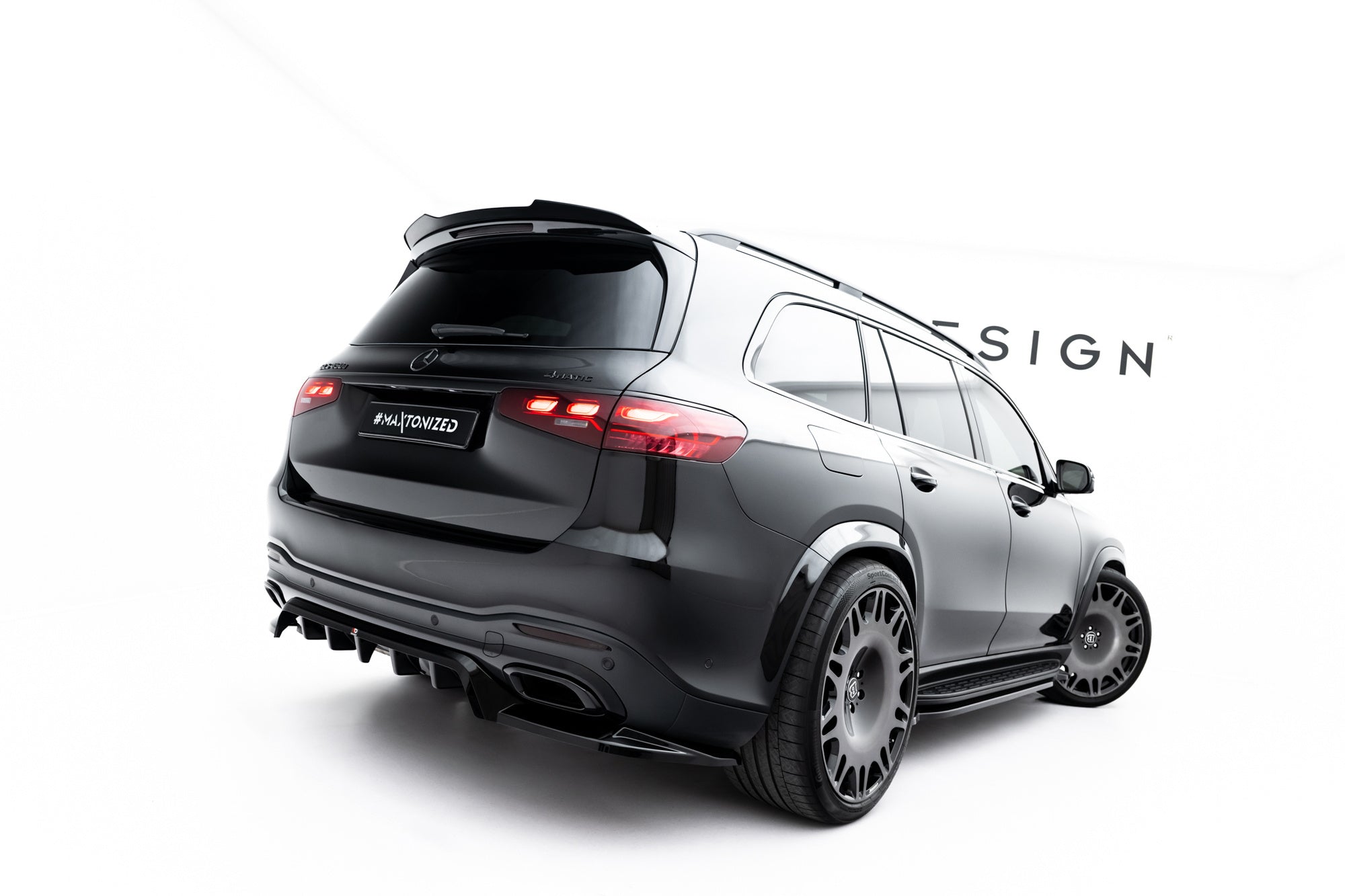 Maxton Design Set Of Splitters V.1 para Mercedes-Benz GLS AMG-Line X167 Facelift - imagen 11