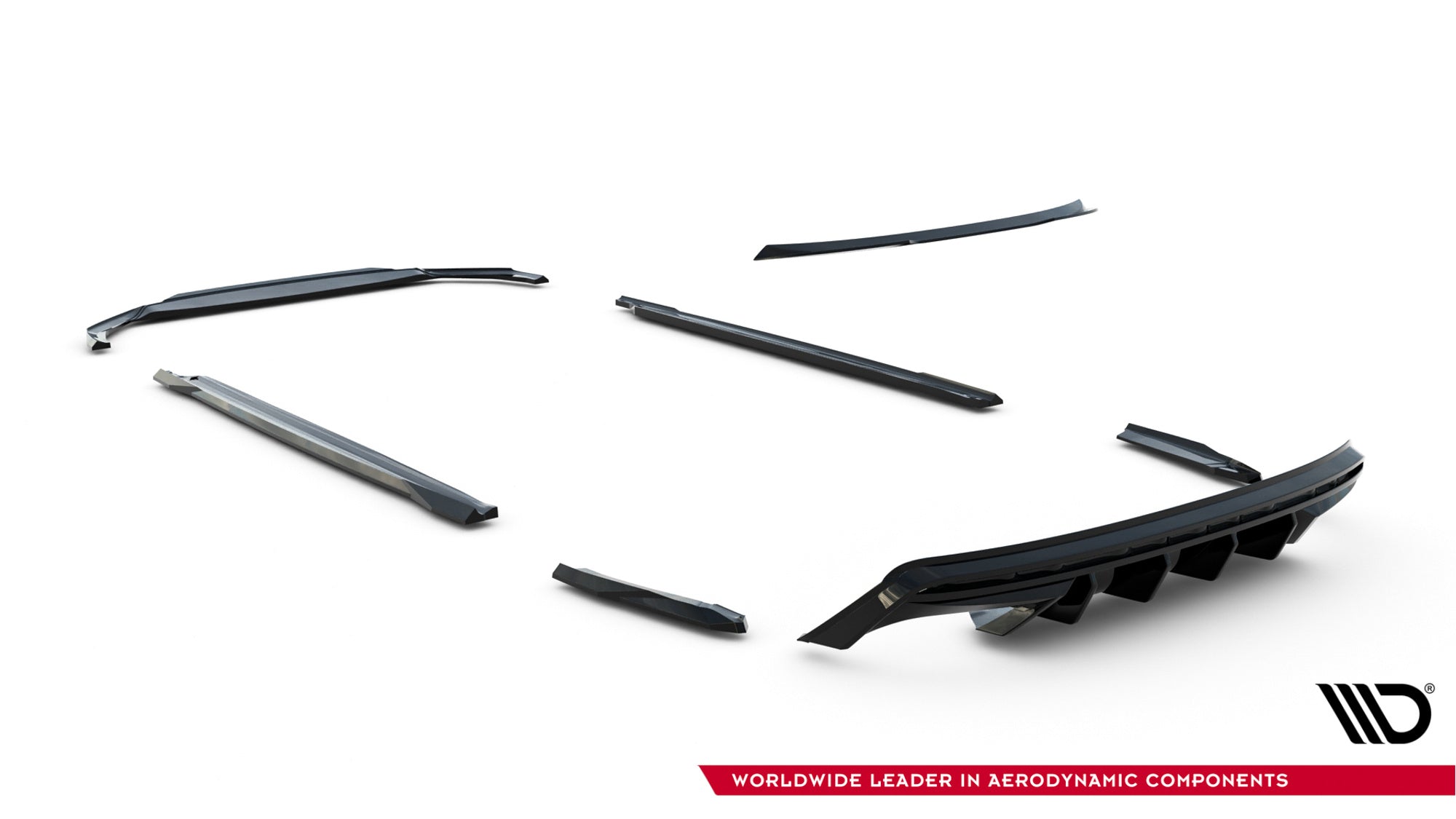 Maxton Design Set Of Splitters V.1 para Skoda Octavia RS Combi Mk4 - imagen 21