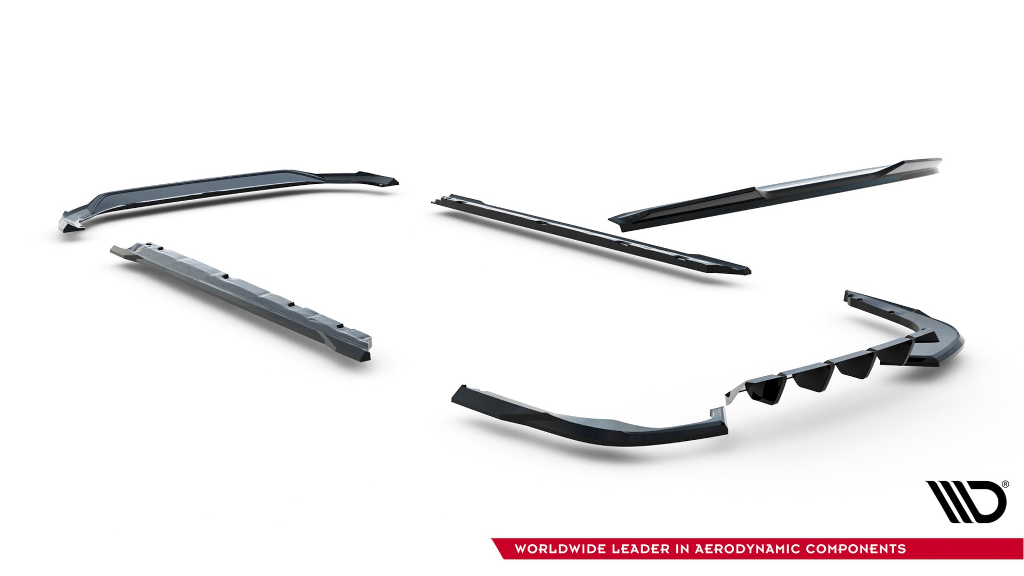 Maxton Design Set Of Splitters V.1 para Skoda Superb Sedan Mk4 - imagen 18