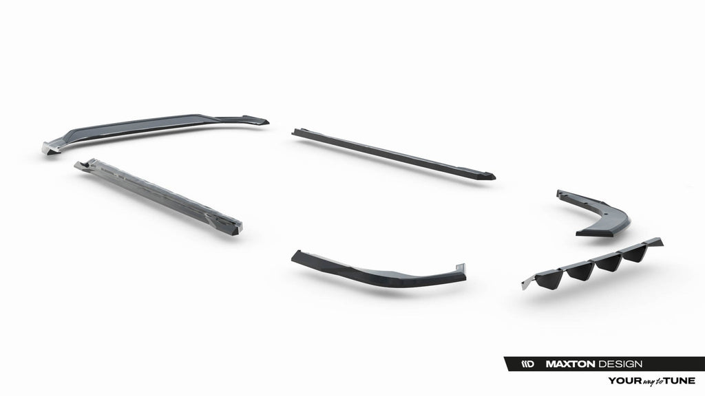 Maxton Design Set Of Splitters V.1 para Skoda Superb Sportline Mk4 - imagen 17