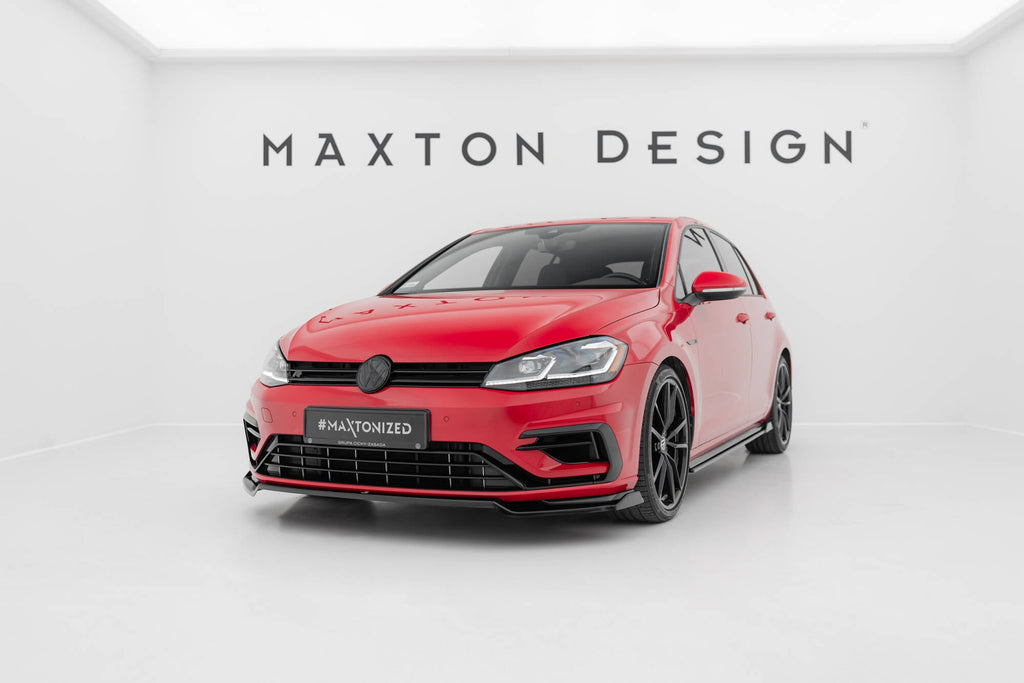 Maxton Design Set Of Splitters V.1 para Volkswagen Golf R Hatchback Mk7 Facelift - imagen 3